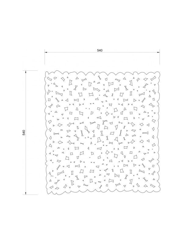 Podloga za kadu Minotti 54x54cm BM5454W 1