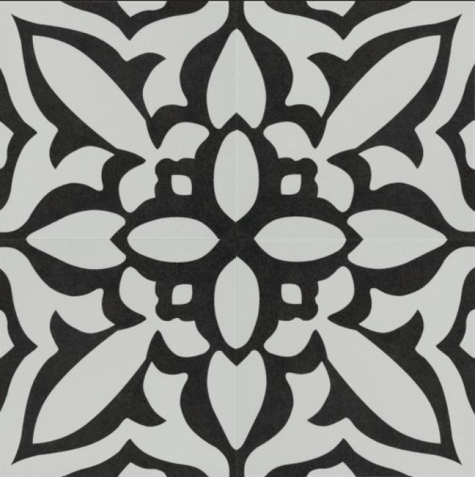 Pločica Black & Wite Kira 22.3x22.3cm Pločica Black & Wite Kira 22.3x22.3cm