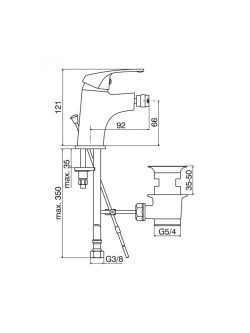 Baterija za bide Minotti Eva 7116 1,