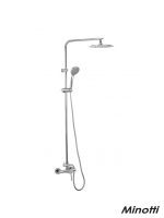 Usponski tuš okrugli komplet Minotti MUT-065/6113C
