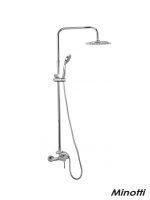 Usponski tuš okrugli komplet Minotti MUT-075/6113C