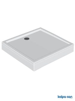 Tuš kada sa-oblogom 80x80cm Kolpa-san Flamenco