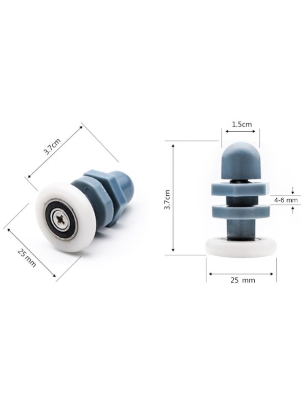 Jednodelni točkić za tuš kabine-donji-LUX3D 2,
