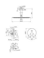 Rosan uzidna baterija ručni tuš S2-231603 1