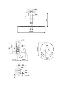 Rosan uzidna baterija ručni tuš S2-231603 1