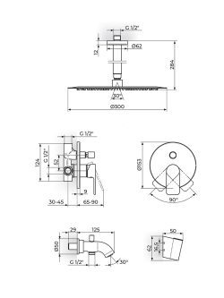 Baterija za tuš kadu S2-231703 1