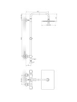 Usponski tuš S2 Thermo Rosan 2T37351B 1