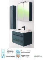 Lavabo sa ormarićem PinoArt Atria 75cm-zelena-3