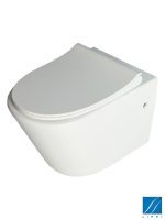 Rimless bela-sjaj wc šolja softclose Linni