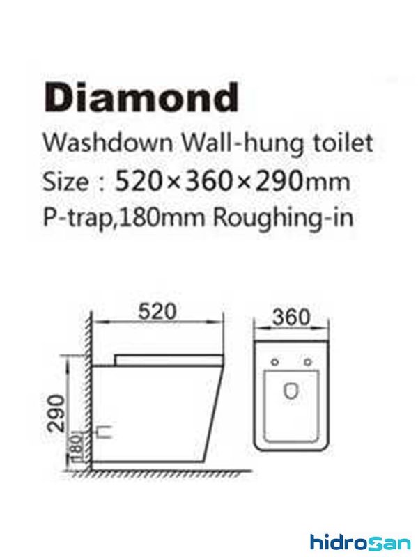 Wc šolja rimless Victoria-mat sa daskom-4