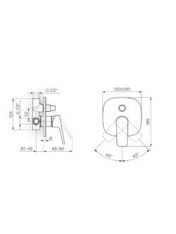 Ugradna baterija Stolz White Rosan-131901W 1