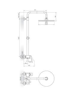 Slavina za tus kadu 137251 Stolz-Rosan 1