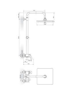 Slavina za tus kadu 137252W Stolz-Rosan 1