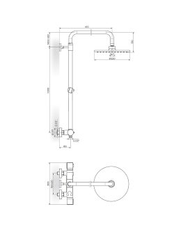 Usponski tuš Stolz Thermo Rosan 1T37251 1