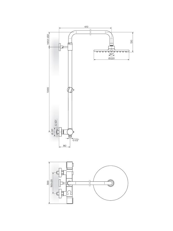 Usponski tuš Stolz Thermo Rosan 1T37251 1