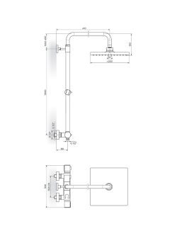 Usponski tuš Stolz Thermo Rosan 1T37252 1
