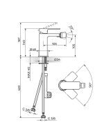 Baterija za bide S2 Rosan 239101 1