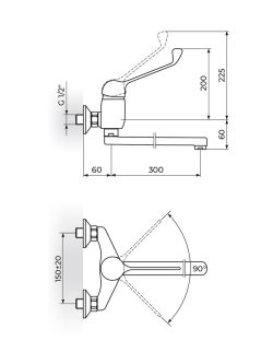 Baterija zidna lekarska Rosan King J32L003 1