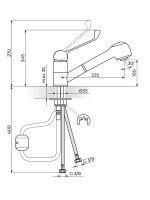 Baterija za sudoperu Rosan King J385L01 1