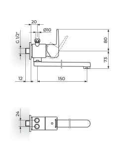 Rosan baterija CubO3-JC36102 za protočni bojler 1
