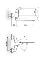 Rosan baterija Perla zidna-JP321030 1