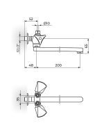 Rosan baterija K09201 za protočni bojler