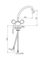 Baterija za sudoperu-lavabo KF23020 Rosan 1