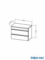 Kupatilski ormarić 59x45.5cm Naomi Kolpasan-2