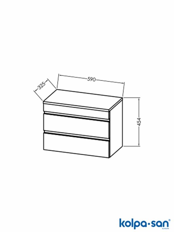 Kupatilski ormarić 59x45.5cm Naomi Kolpasan-2