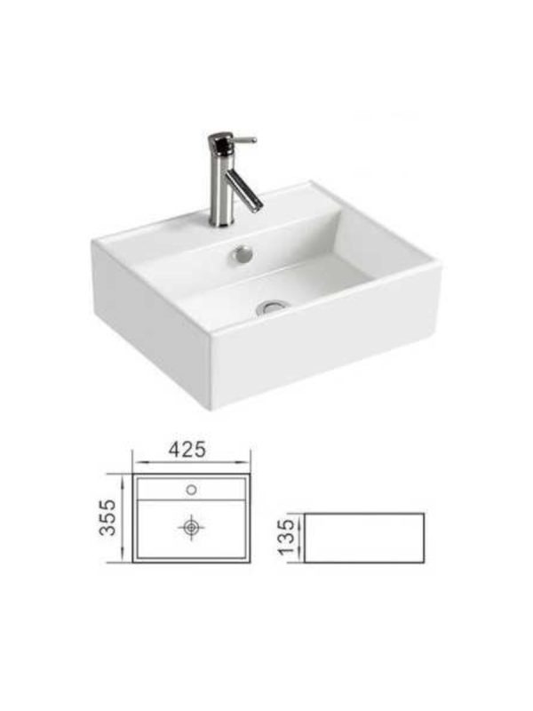 Lavabo nadgradni 13-051 Hidrosan 1