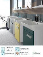 Lavabo sa ormarićem PinoArt Neon-zelena 45cm-3