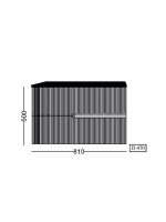 Lavabo sa ormarićem 80cm Lineart-Jade DRP0800MJ.BS 1