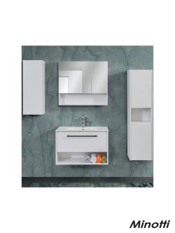 Lavabo sa ormarićem 60cm Lineart-Nova NOV0600W.BS 2