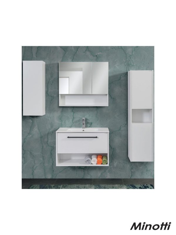 Lavabo sa ormarićem 60cm Lineart-Nova NOV0600W.BS 2