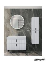 Lavabo sa ormarićem 85cm Lineart Jazz JZZ0850W.BS 3