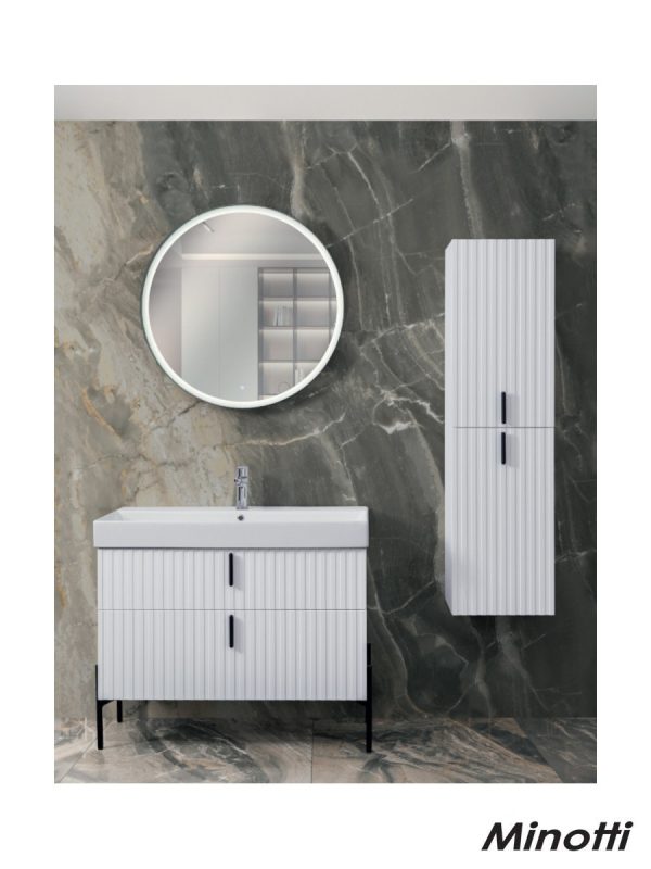 Lavabo sa ormarićem 85cm Lineart Jazz JZZ0850W.BS 3
