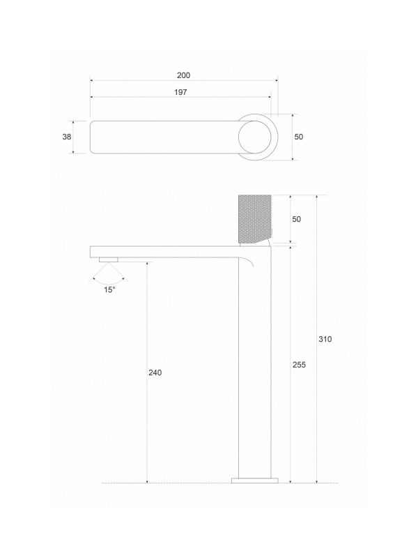 Baterija za lavabo Copen Nook Grip C-01-103GM 1