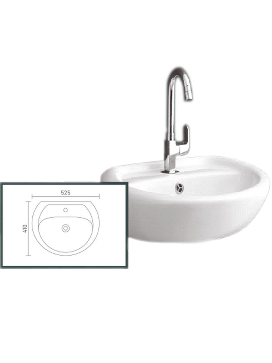 Lavabo Moon 52.5x41cm Ket Lavabo Moon 52.5x41cm Ket