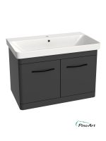 Lavabo sa ormarićem PinoArt Luxor 80V-Antracit