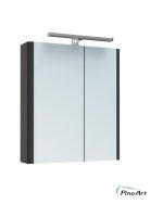 Ogledalo sa ormarićem PinoArt Luxor-Antracit 60cm