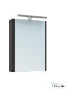 Ogledalo sa ormarićem PinoArt Luxor-Antracit 50cm