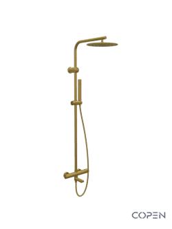 Usponski tuš okrugli set Copen Nook C-01-110BTG