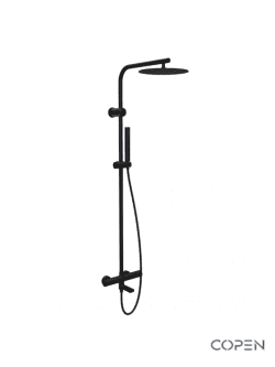 Usponski tuš okrugli set Copen Nook C-01-110MB