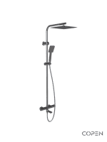 Usponski tuš četvrtasti set Copen Nook C-01-111CR
