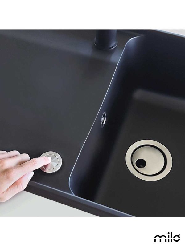 Granitna sudopera PIU 46x52cm Lava stone-3