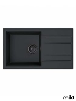 Granitna sudopera 78x46cm Lava stone Retto