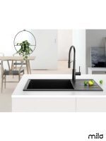Granitna sudopera 78x46cm Lava stone Retto-2