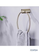 Držač peškira okrugli Copen Diamond zlatni-3