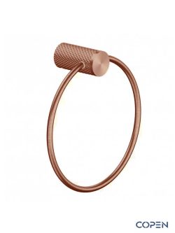 Držač peškira okrugli Copen Diamond roze-zlatni