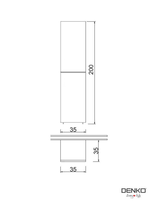 Vertikala 35x200cm Duru Denko-2